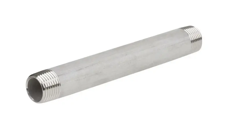 2 In. Mpt Stainless Steel 3 In. L Nipple - Lead-free