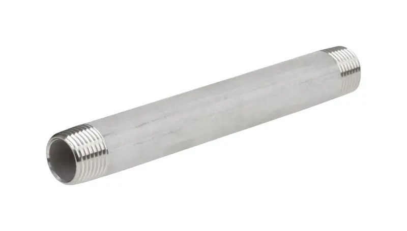 2 In. Mpt Stainless Steel 4 In. L Nipple - Lead-free, Durable, Versatile