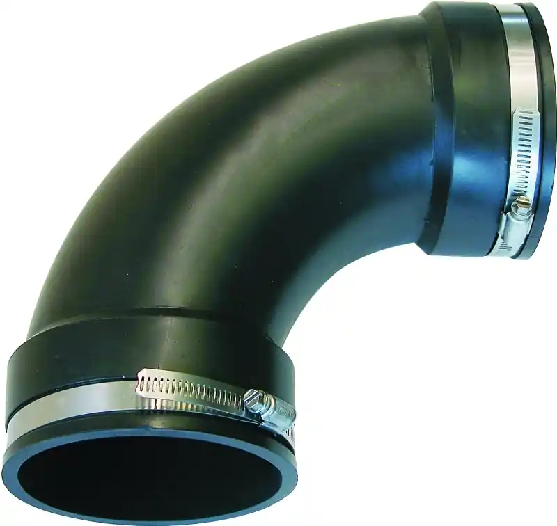 Schedule 40 4 In. Hub X 4 In. D Hub Pvc Elbow 1 Pk