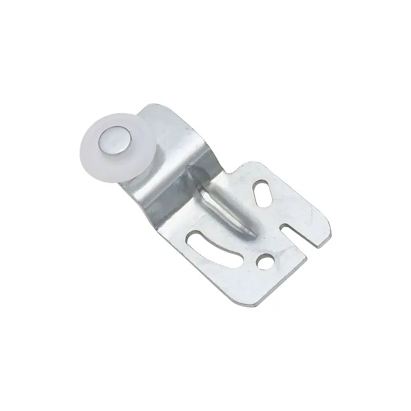 Zinc-plated Silver Plastic/steel Sliding Door Hangers 2 Pk