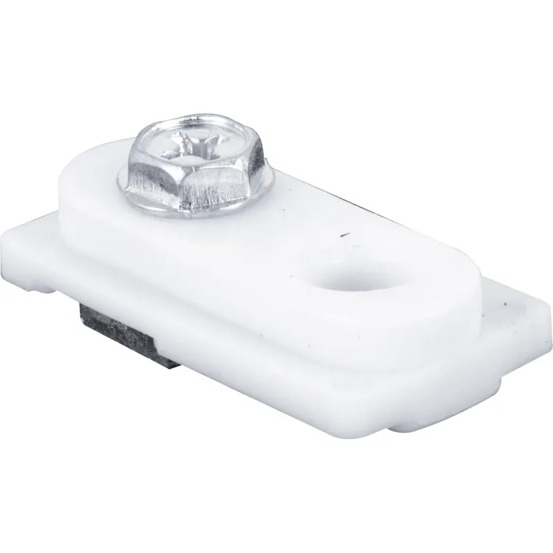 Prime-line 1-7/16 In. L White Nylon Bracket 1 Pk