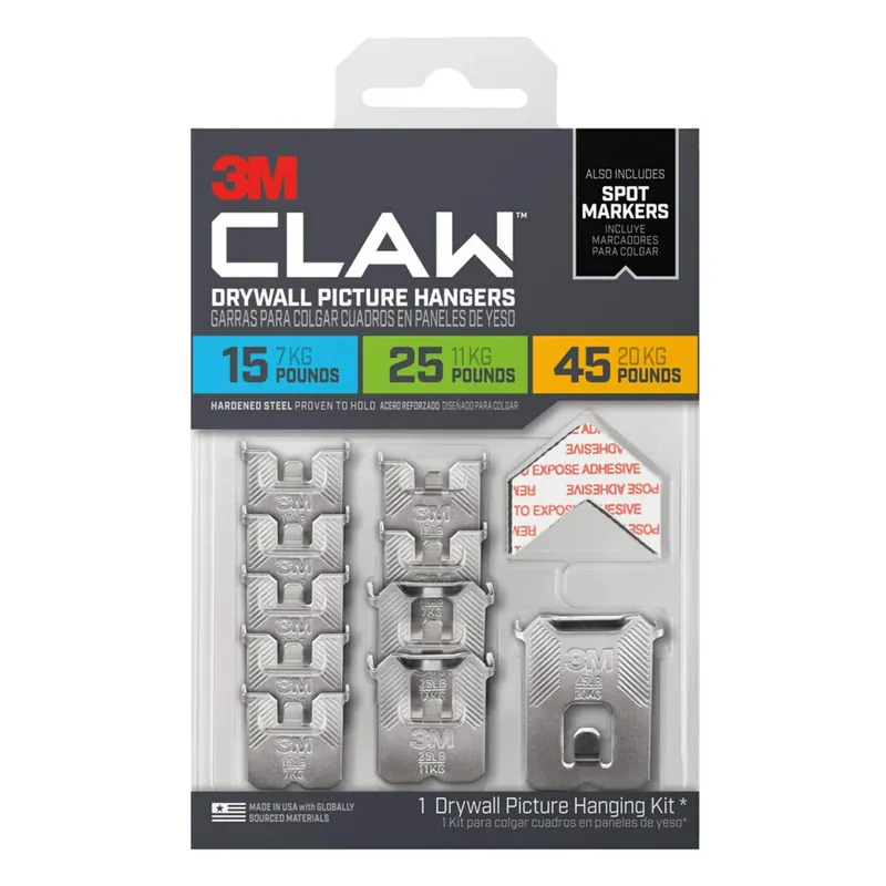 Claw Drywall Picture Hanging Set 45 Lb 10 Pc