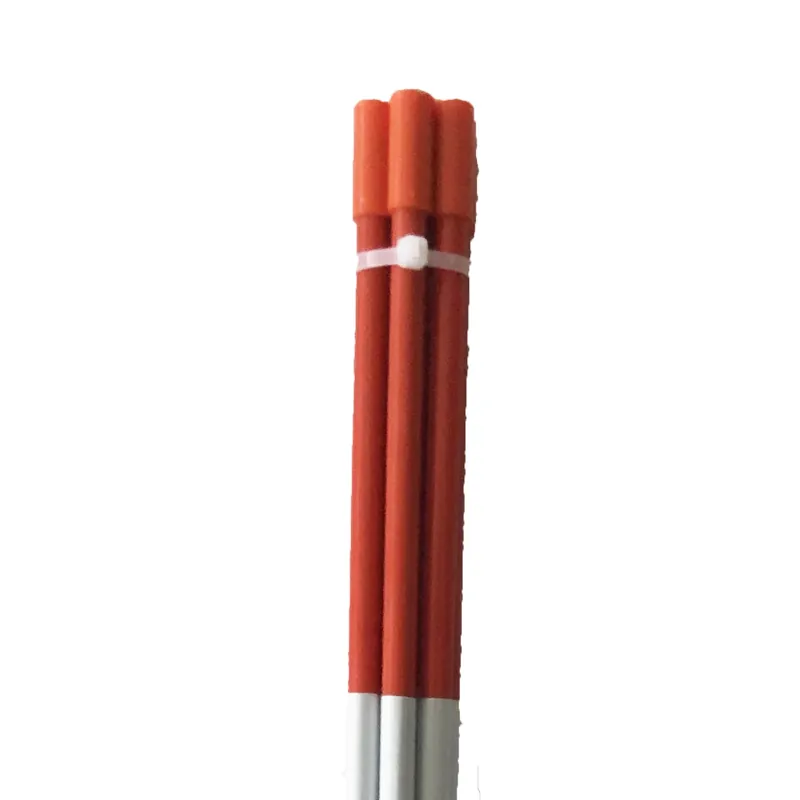 48 In. Round Orange Driveway Marker 6 Pk