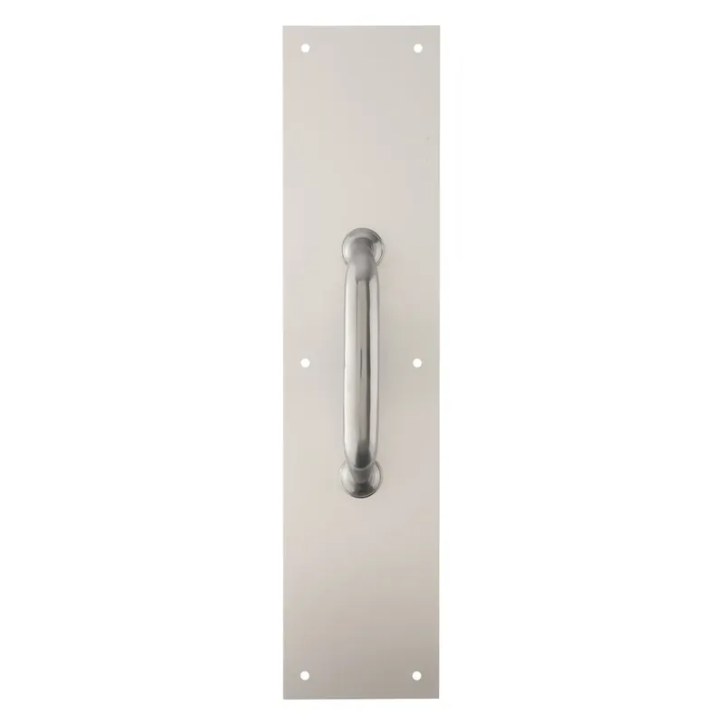 15 In. Satin Aluminum Pull Plate - Durable Door Hardware