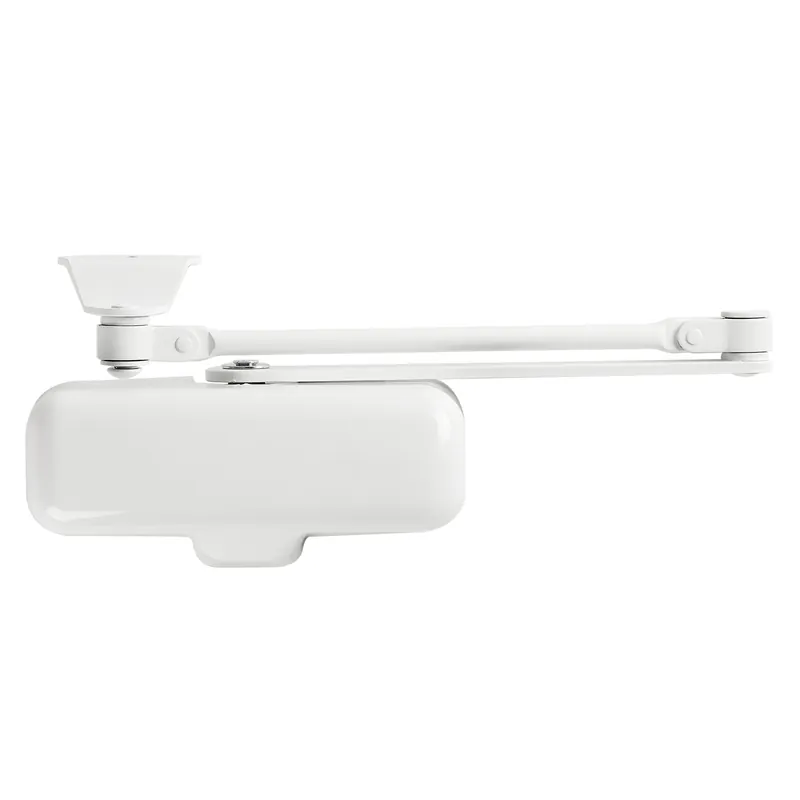 Residential White Steel Hydraulic Adjustable Door Closer Model Bc4009