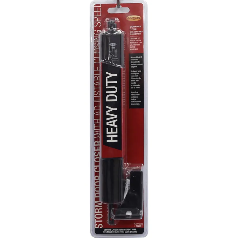 Heavy Duty Black Aluminum Pneumatic Storm Door Closer Ch1020501
