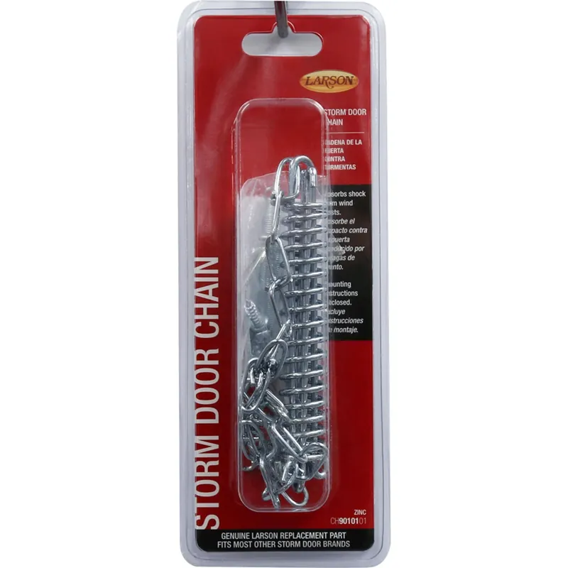 Zinc-plated Storm Door Wind Chain Kit, Model Ch9010101
