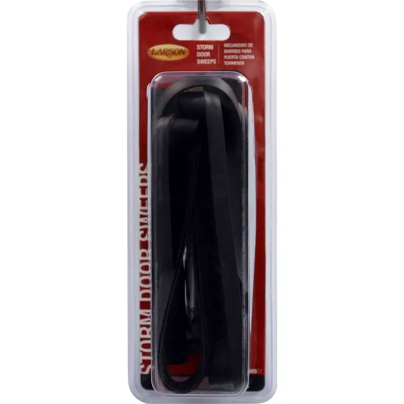 37-1/2 In. L Black Polyurethane Sweep 2 Pc