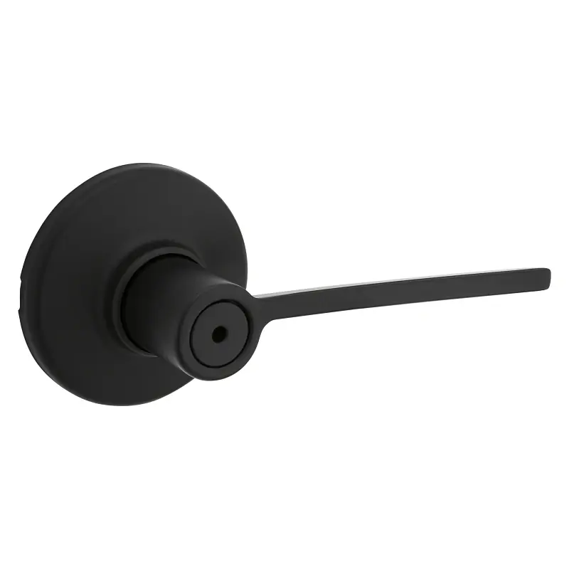 Lever Privacy Lock, Black