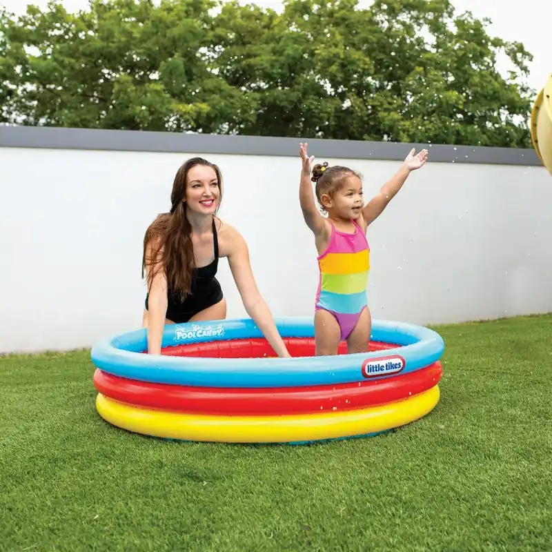Inflatable Kiddie Pool - Round Heavy-duty Pvc - Model Lt6045lt1