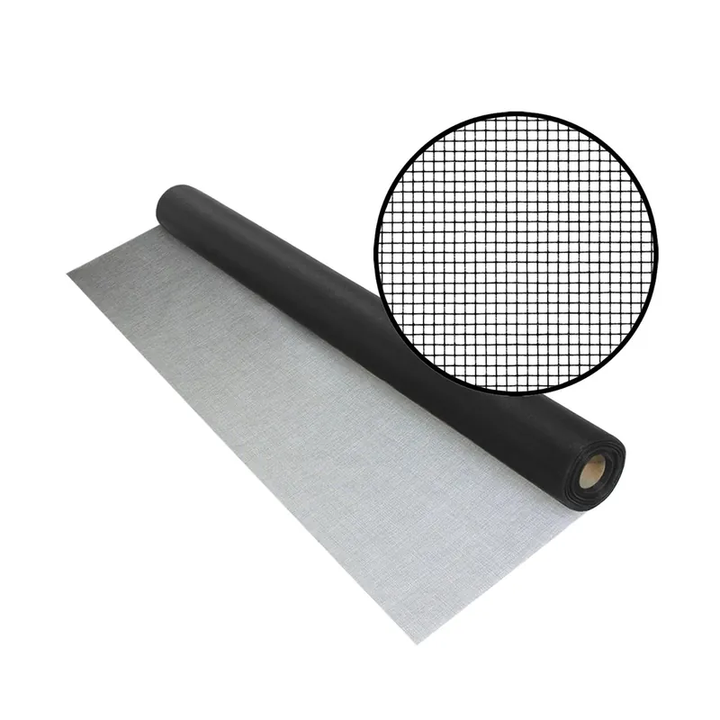 48 In. W X 100 Ft. L Black Polyester Screen Cloth For Windows And Doors