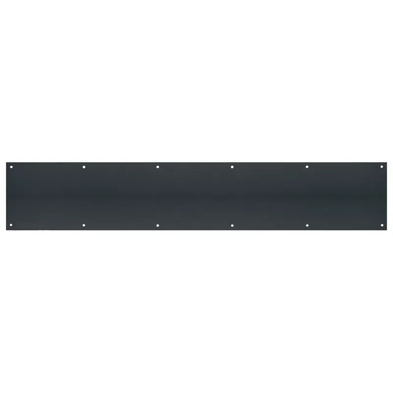 Door Kick Plate, Matte Black, 6 X 30 In.