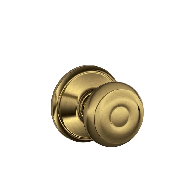 Georgian Antique Brass Passage Lockset