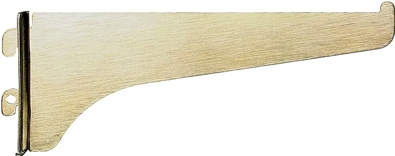 180 Series 10 In. Brass Steel Regular-duty Shelf Bracket