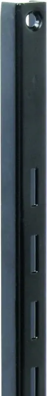 Series 180 Shelf Standard, Ebony Black Steel, 3-ft.