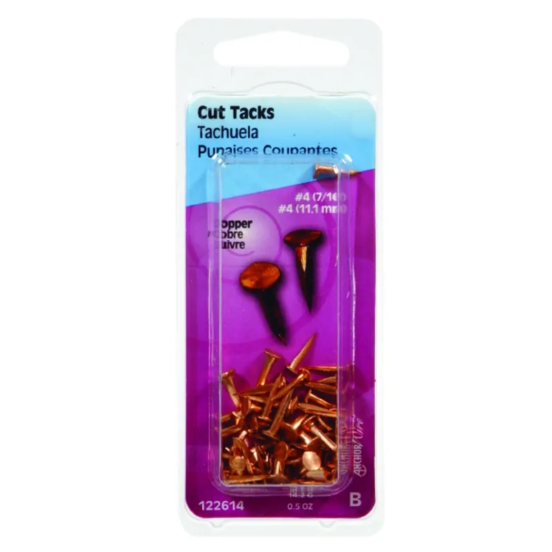 No. 10 X 5/8 In. L Copper Cut Tacks 0.5 Pk