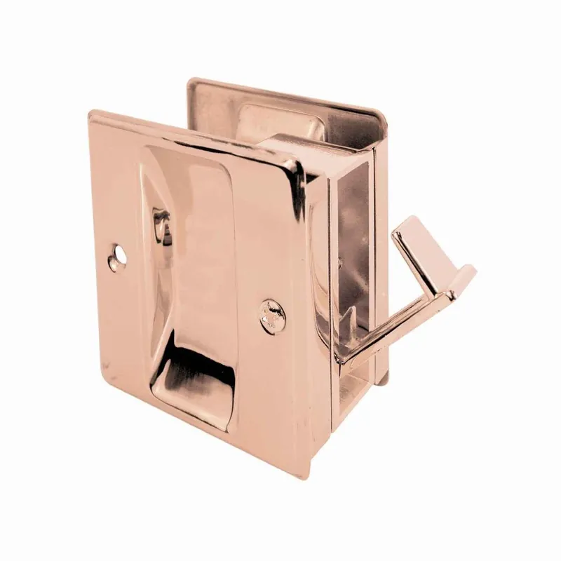 Pocket Door Pull, Polised Brass