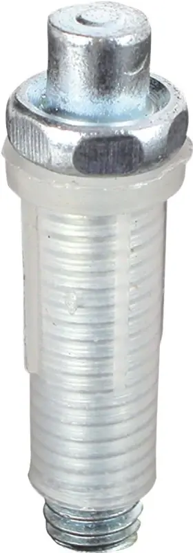 Prime-line 3/8 In. D X 1-1/8 In. L Silver Nylon Pivot 2 Pc
