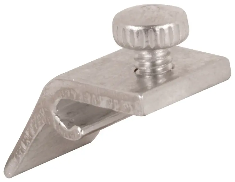 Prime-line Mill Aluminum Storm Door Panel Clip For 1/2 Inch 8 Pk
