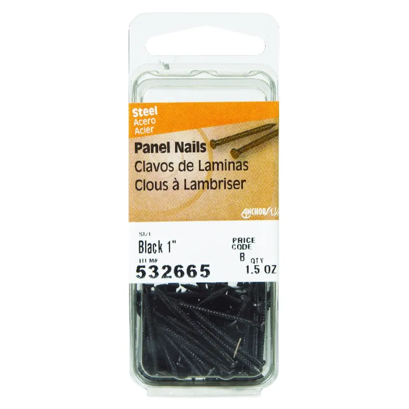 Anchor Wire 1 In. Panel Carbon Steel Nail Large Head