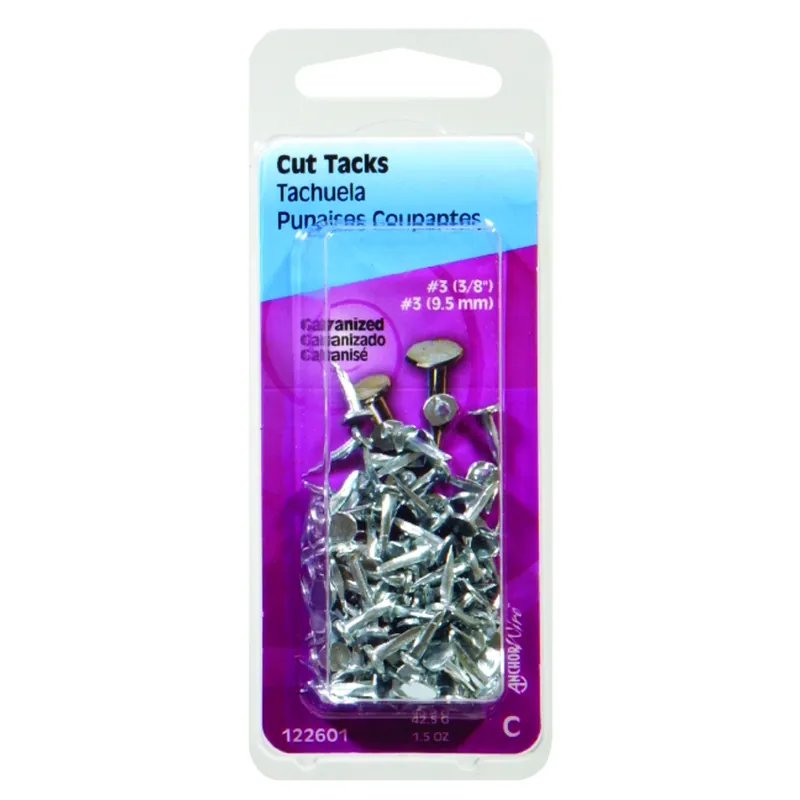 No. 16 X 13/16 In. L Galvanized Silver Steel Cut Tacks 1 Pk