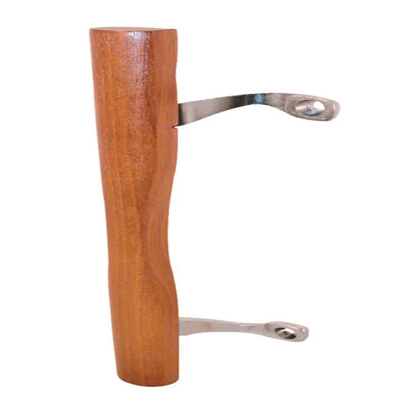 Sliding Patio Door Wood Pull, Chrome Plated Brackets