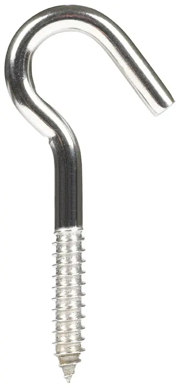 Small Stainless Steel 4.8125 In. L Clothesline Hook 300 Lb 1 Pk