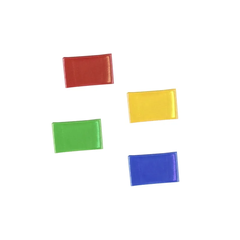 Plastic Assorted Key Sleeve - Medium Size, 16 Count, Clamshell Packaging