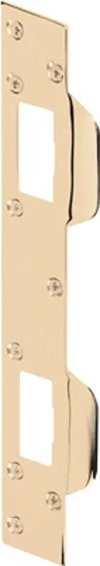 5-1/2 In. Brass Combination Door Strike With 3 In. Screws