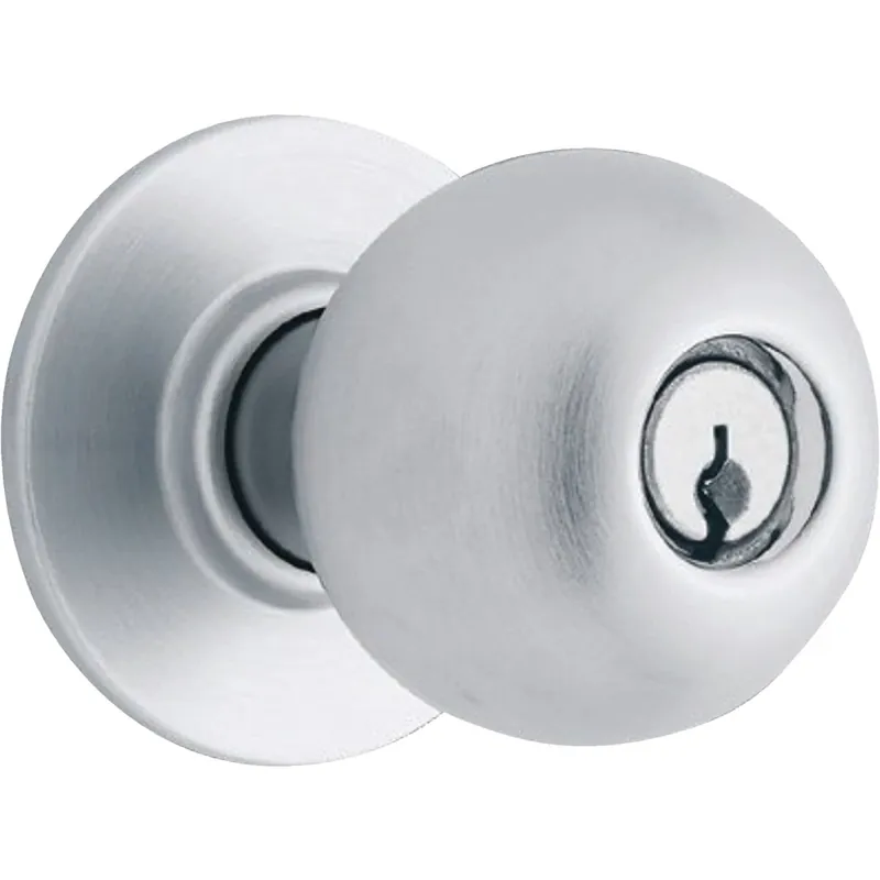 Orbit Design Storeroom Lockset, Satin Chrome