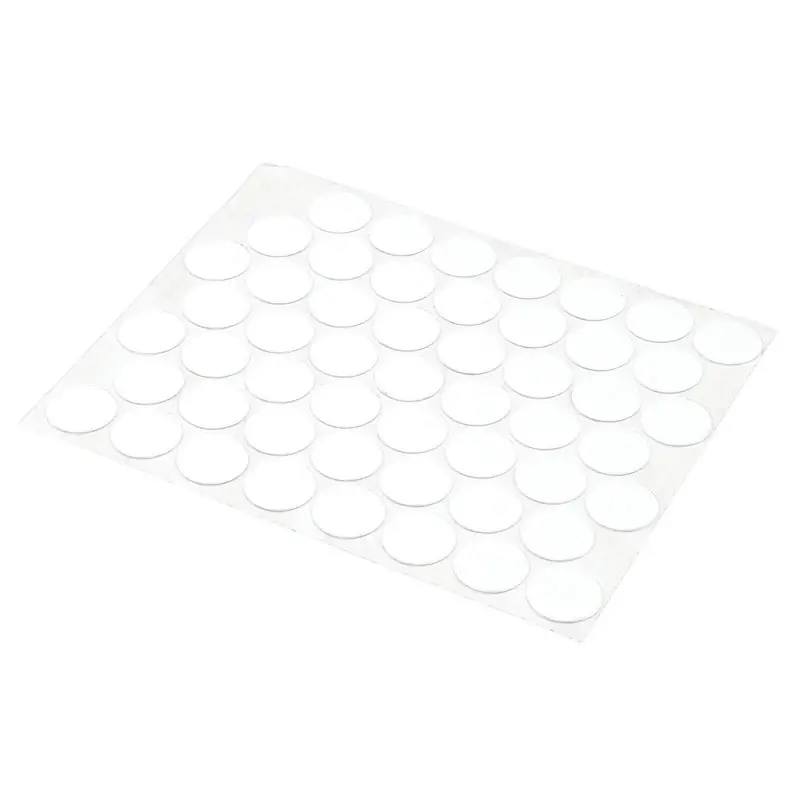 Prime-line Round Plastic Screw Hole Cover 9/16 In. D X 0.3 In. L 53 Pk White