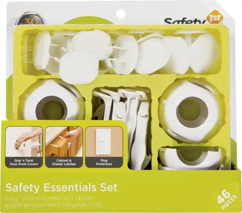 White Plastic Childproofing Kit 46 Pc