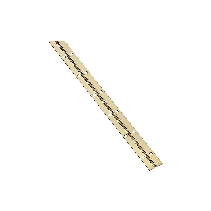 48 In. L Brass Continuous Hinge 1 Pk