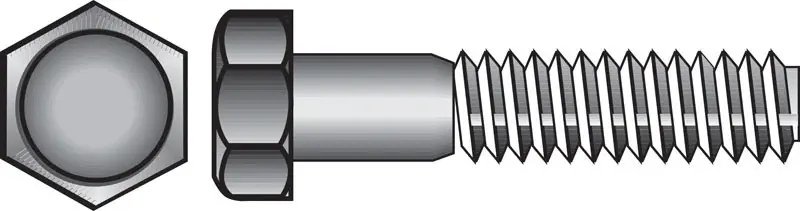 3/4 In. D X 3 In. L Zinc Plated Steel Hex Bolt 20 Pk