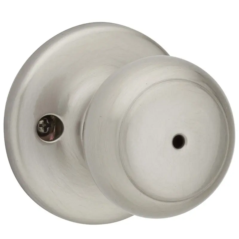Security Cove Privacy Lockset, Satin Nickel