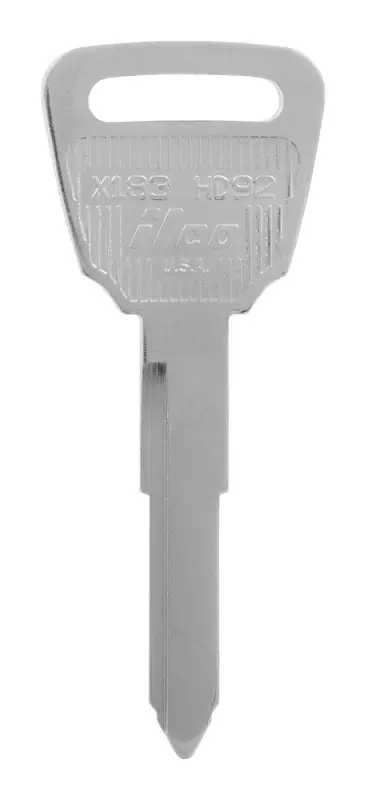 Traditional Key Automotive Key Blank Double For Honda Silver