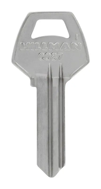 Traditional Key Automotive Key Blank Single For Corbin Silver
