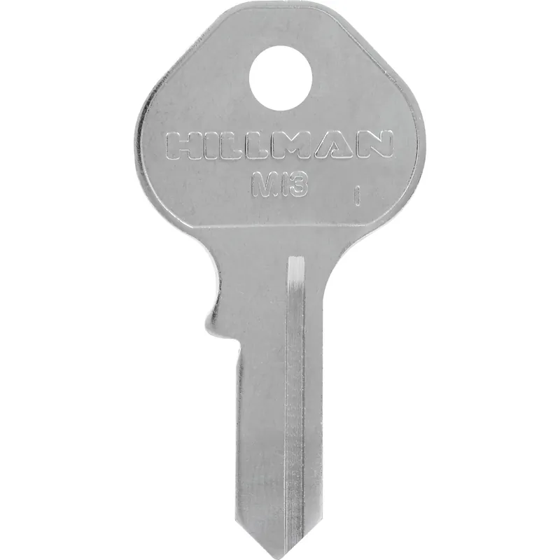 M-1p Padlock Key Blank M13 Single Silver