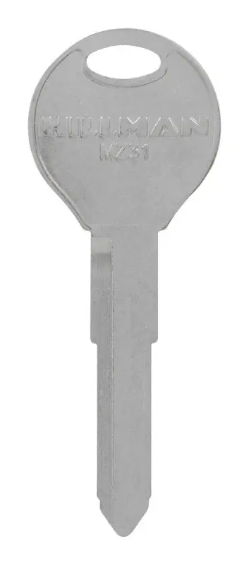 Traditional Key Automotive Key Blank Double For Mazda Silver