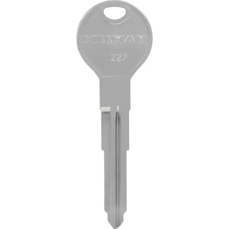 Traditional Key Automotive Key Blank Double For Mazda Silver