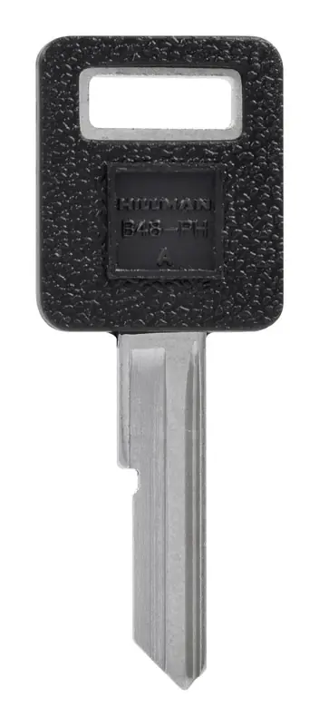 Traditional Key Automotive Key Blank Single For Gm Black/silver