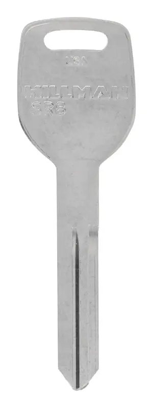 Traditional Key Automotive Key Blank Double For Subaru Silver