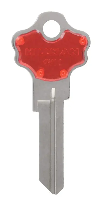 Colorplus Traditional Key House/office Key Blank Single Red/silver
