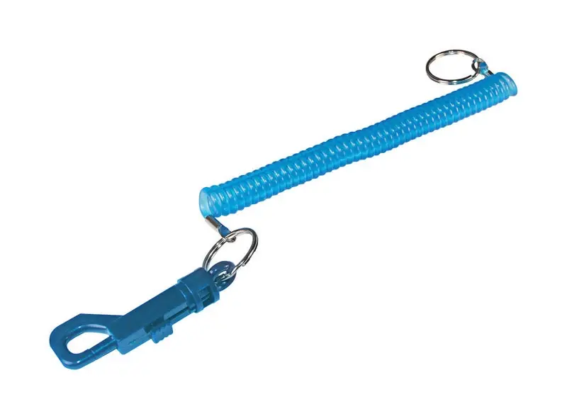 Plastic Assorted Jogger‘s Wrist Coil Key Chain - Durable And Colorful Accessory
