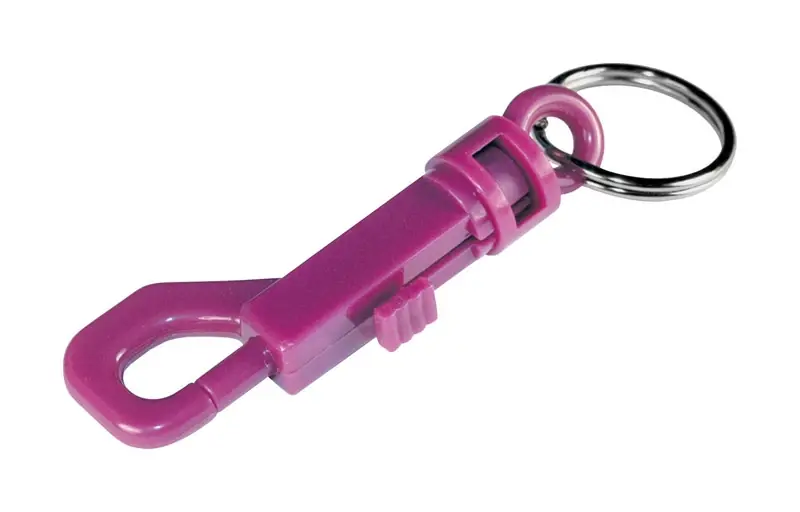 Plastic Multicolored Snap Hook Clip Strip