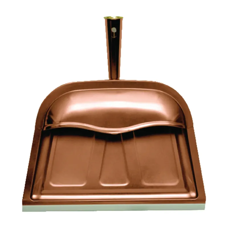 7-7/8 In. Copper Hooded Dust Pan - Durable & Stylish Cleaning Tool