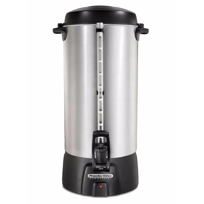 45100c 100 Cup Coffee Urn, Aluminum, 1090 Watts, Ready/on Light Control