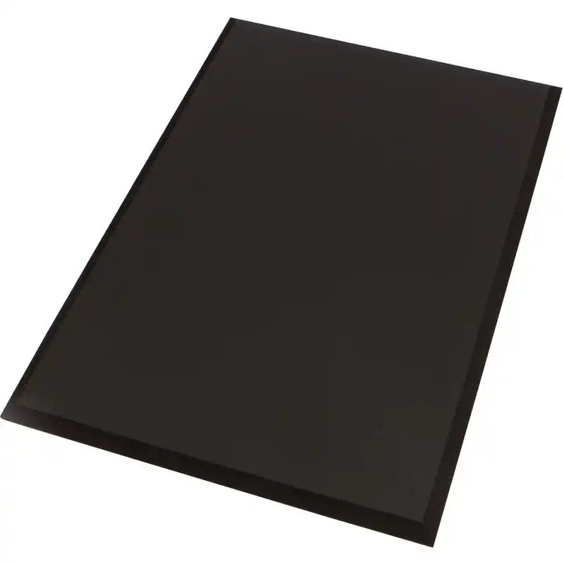 60 In. Black Anti Fatigue Mat, 36 In. Width, 1.5 In. Height