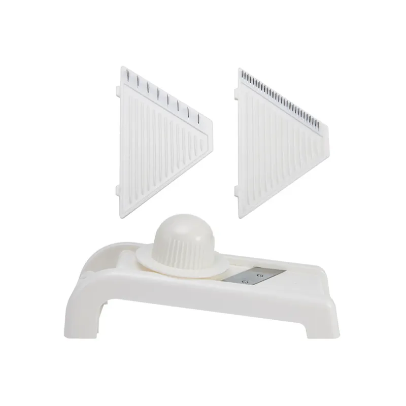 White Plastic/stainless Steel Mandolin Slicer