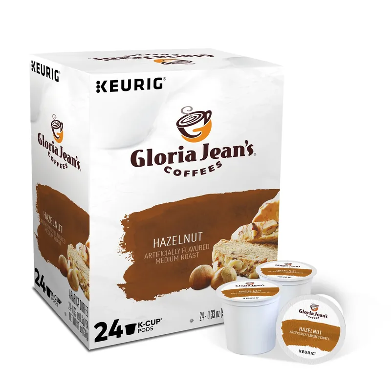 Gloria Jean‘s Hazelnut Coffee K-cups 24 Pk